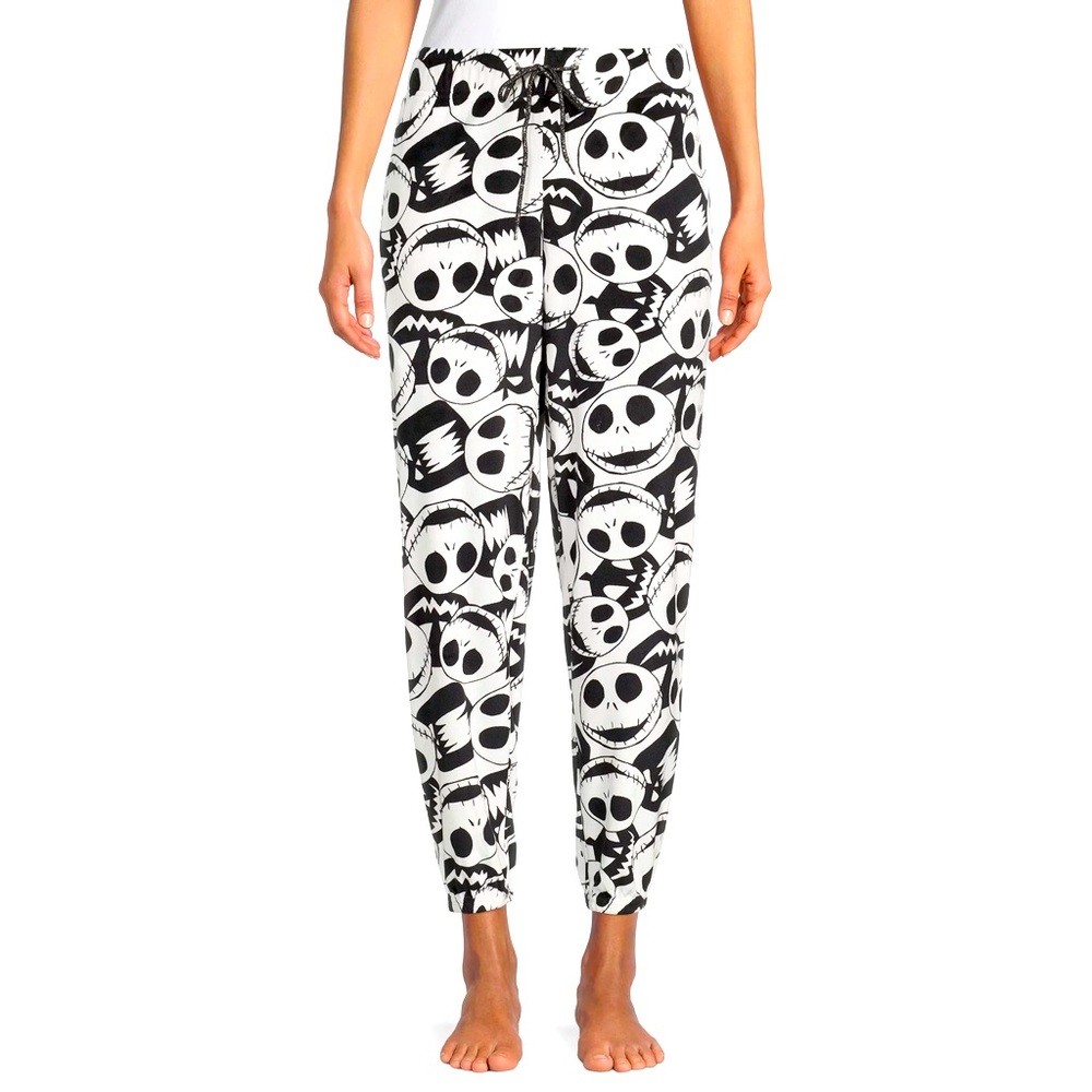 Disney Nightmare Before Christmas Jack Skellington Womens Sleep Joggers Pants 2X
